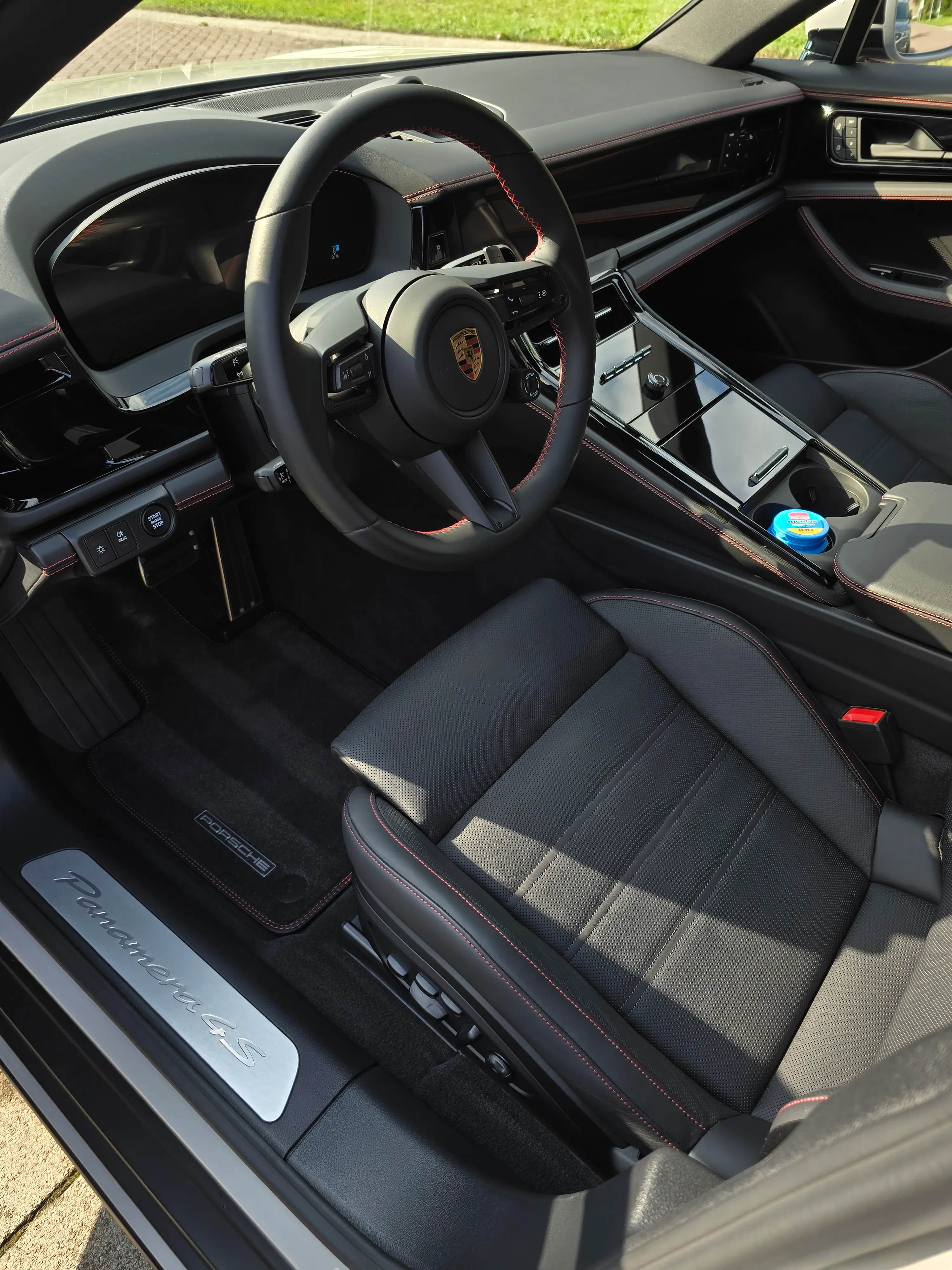 Porsche Panamera interieur na reiniging